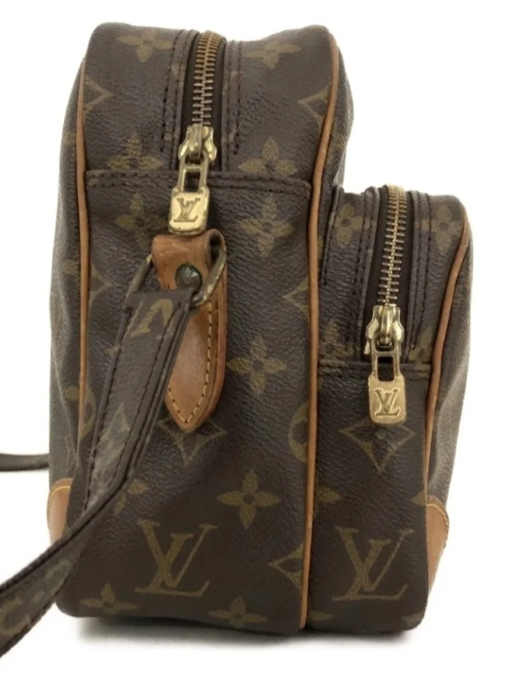 Louis Vuitton Monogram Nile Crossbody Shoulder Bag Brown